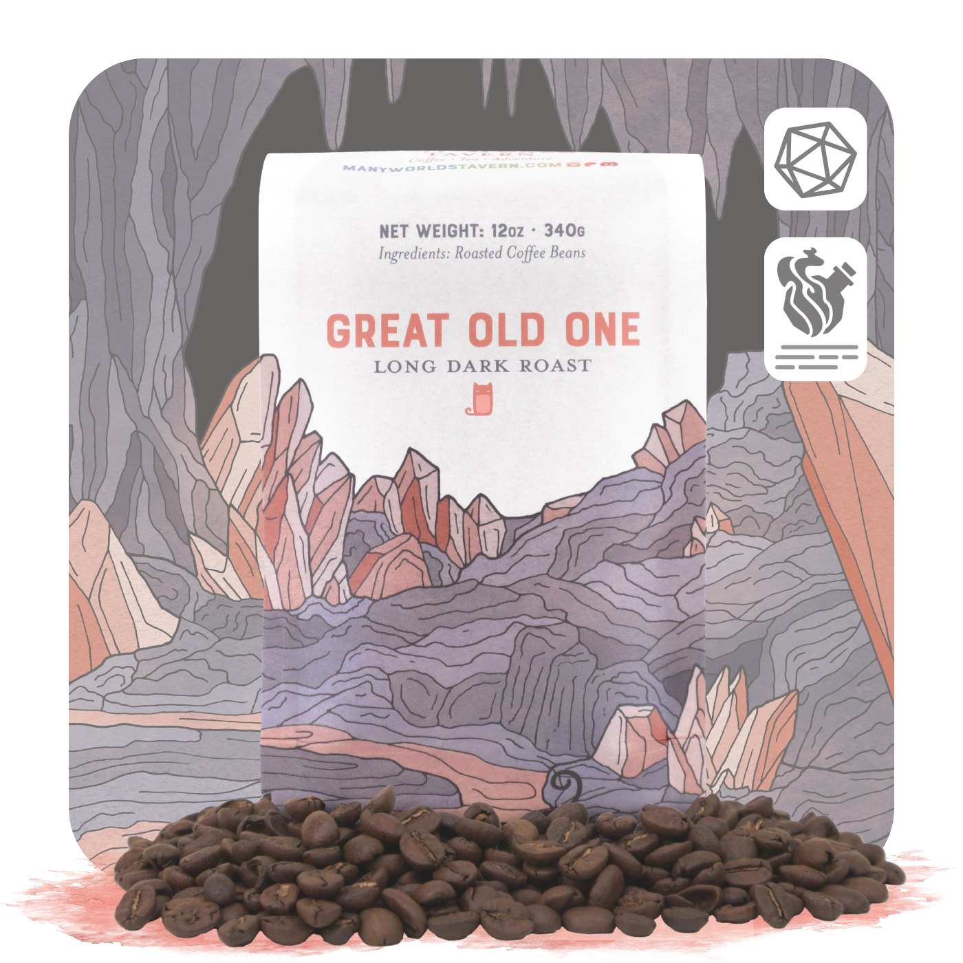 Great Old One | Long Dark Roast Coffee For Game Night – Many