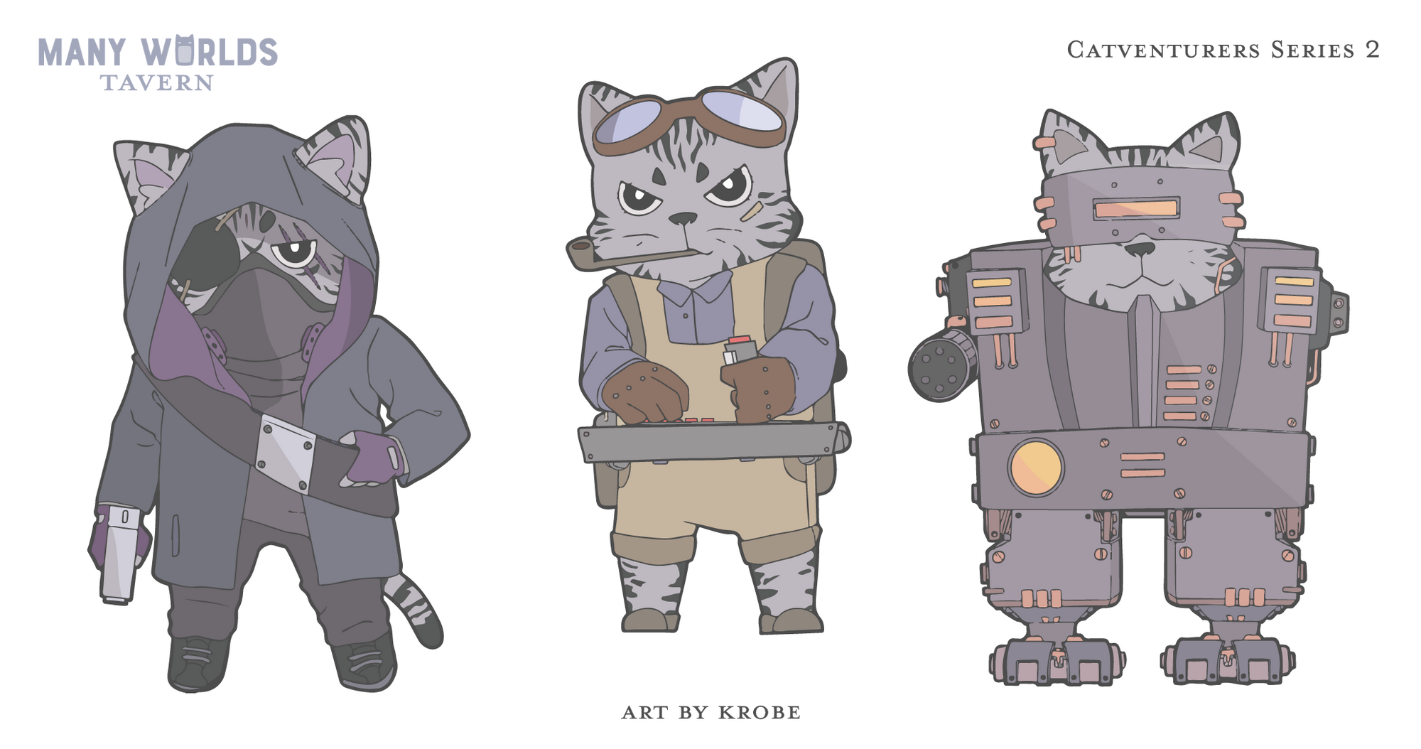 Catventurers Series 2 Sticker Sheet