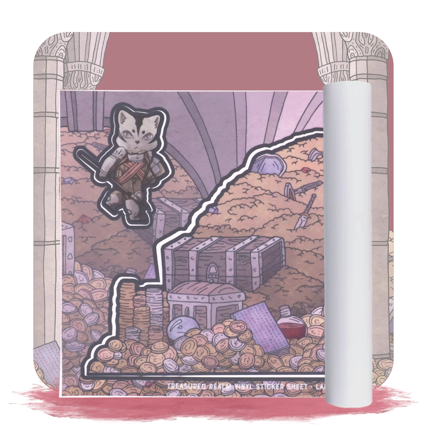 Treasured Realm Landscape Sticker