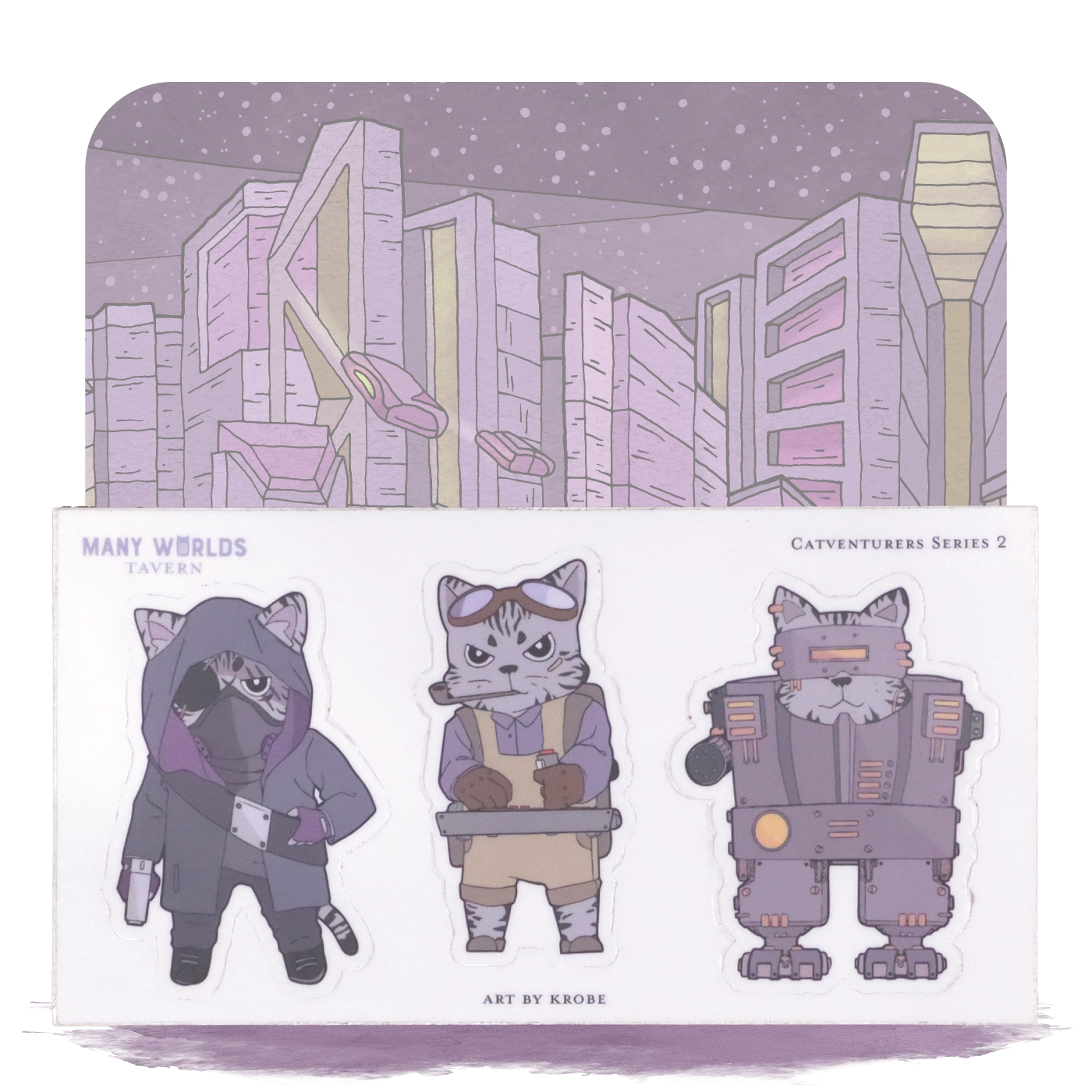 Catventurers Series 2 Sticker Sheet