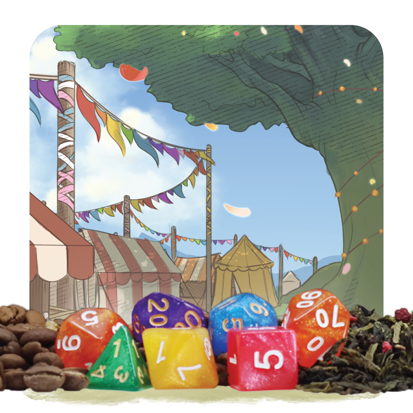 Monthly Dice - Complimentary Set - Maximum 1 Per Order