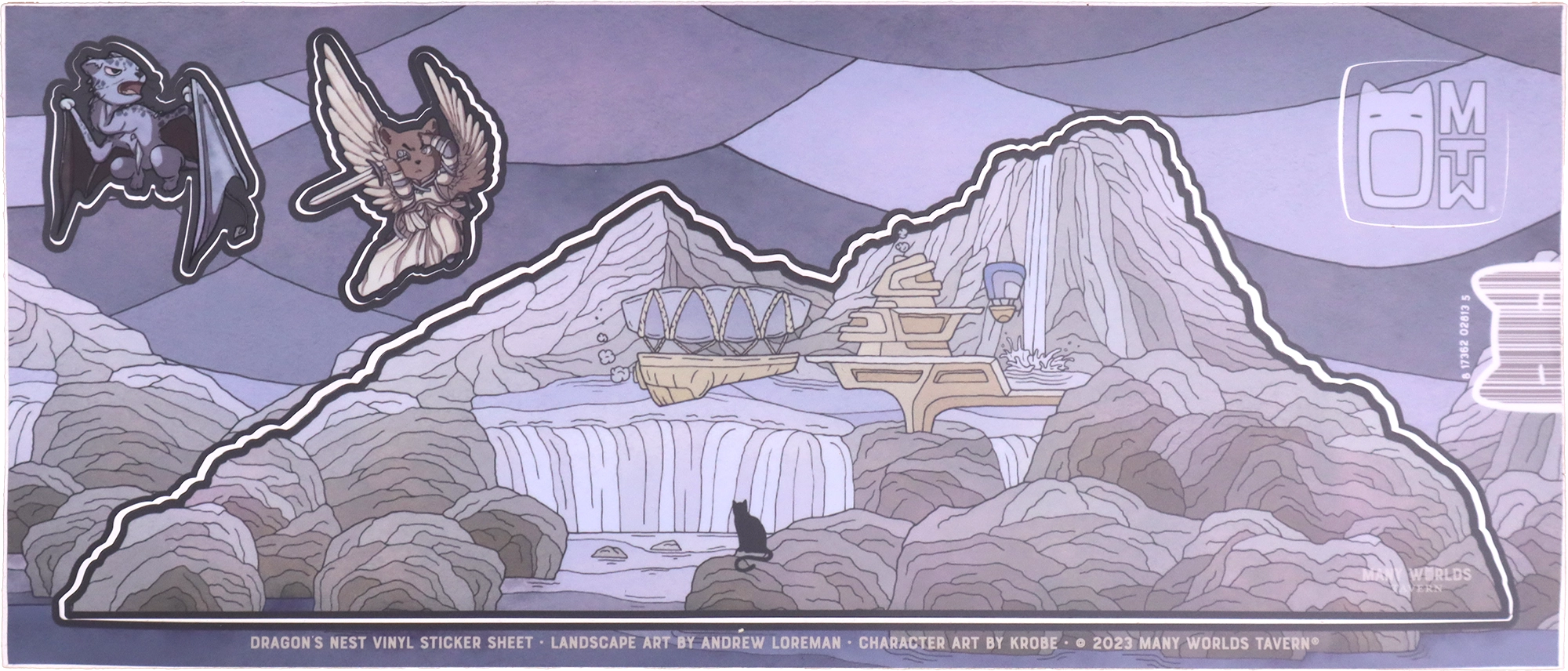 Dragon's Nest Landscape Sticker